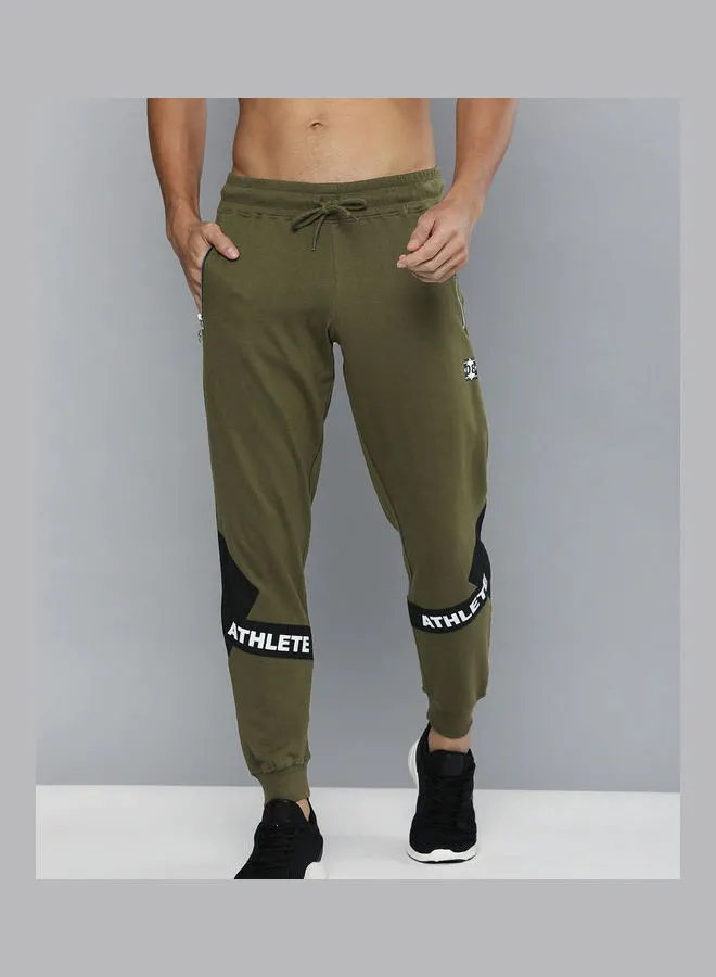 HERE&NOW Casual Mid-Rise Joggers Olive