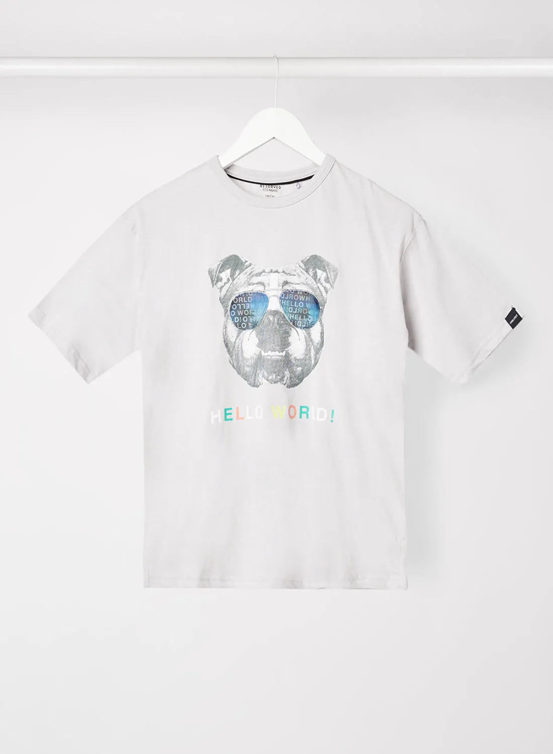 ONLY Kids / Teen Graphic T-Shirt رمادي