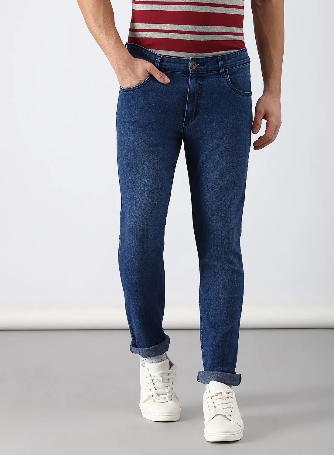 ABOF Slim Fit Jeans Light Blue 102