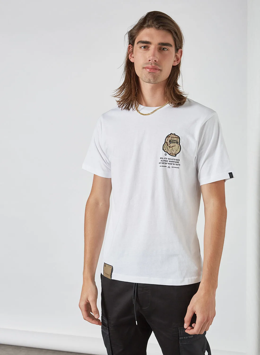 FINGERCROXX Short Sleeve T-Shirt White