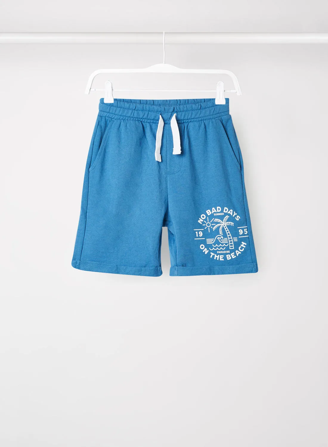 SMYK Teen Printed Shorts Blue