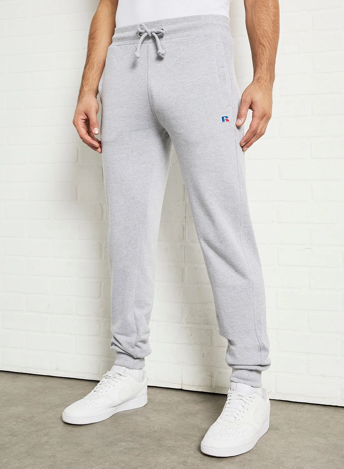 Russell Athletic Embroidered Logo Sweatpants Grey