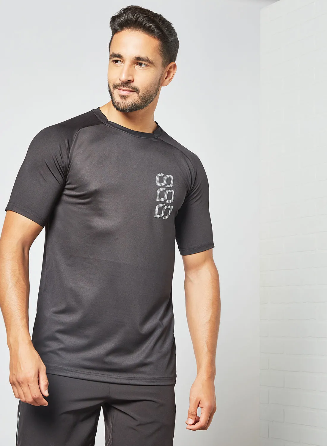 ONE/ZERO Comfortable Stylish T-Shirt Black