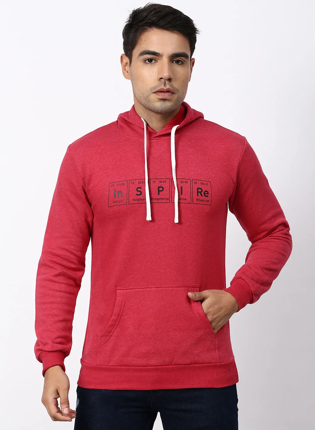 Campus Sutra Stylish Comfortable Hoodie Maroon Red