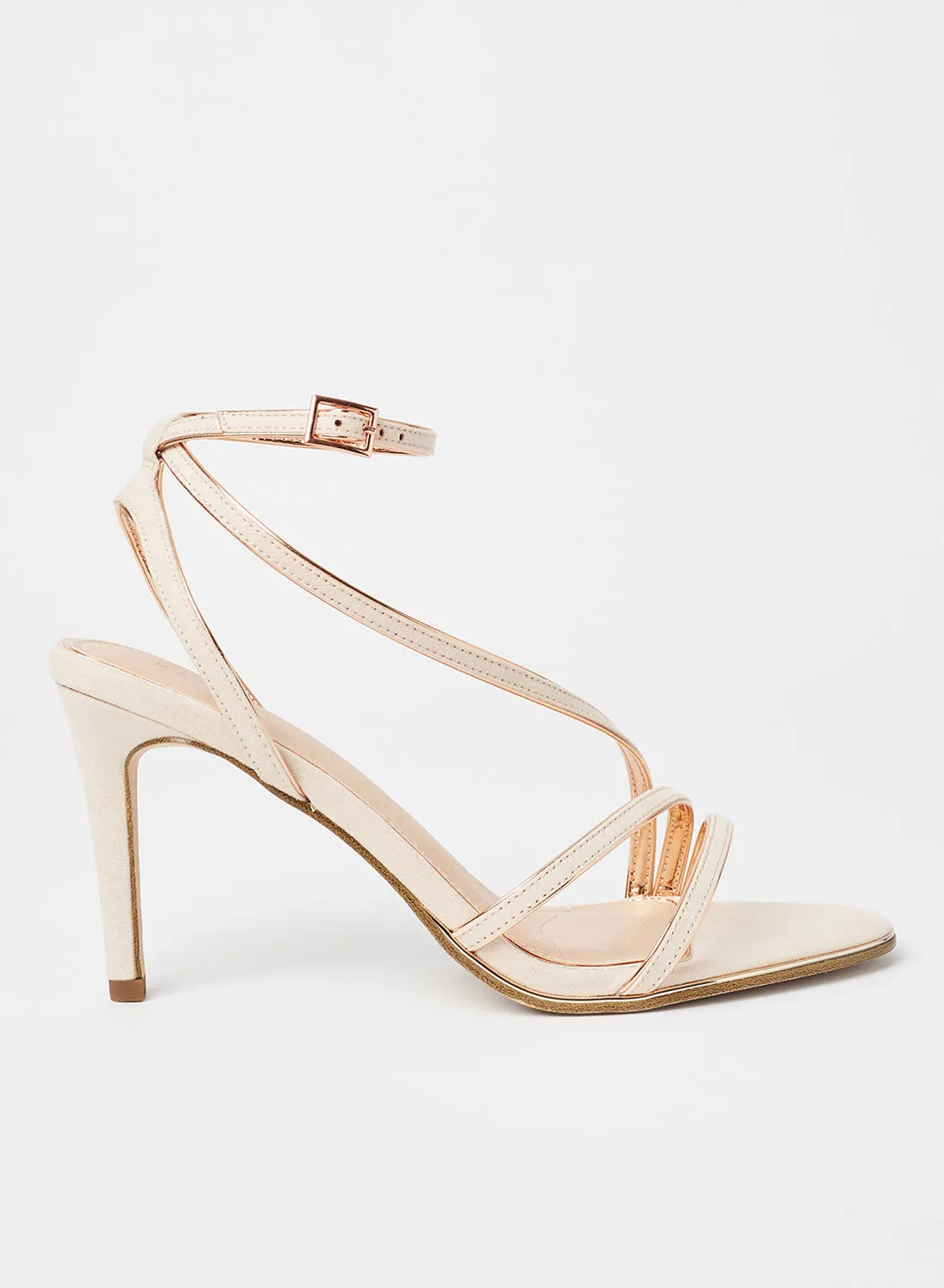 Mohito Strappy High Heel Sandals Pastel Pink