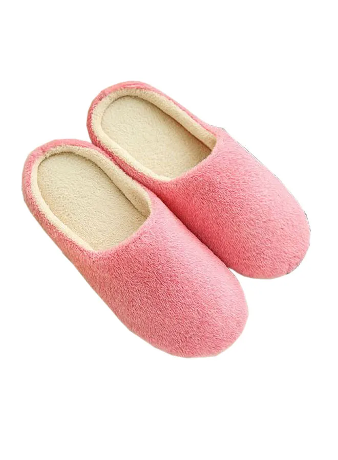Generic New Soft Plain Slippers Pink