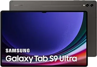 Samsung Galaxy Tab S9 Ultra 5G Android Tablet, 16GB RAM, 1TB Storage MicroSD Slot, S Pen Included, Graphite (KSA Version)