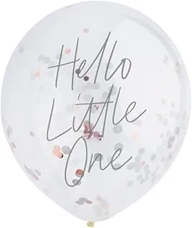 Hootyballoo Hello Little One Balloon, White, 12