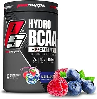 Prosupps 30 Serving Hydro BCAA + Essentials Supplement Powder, Blue Razz Blitz