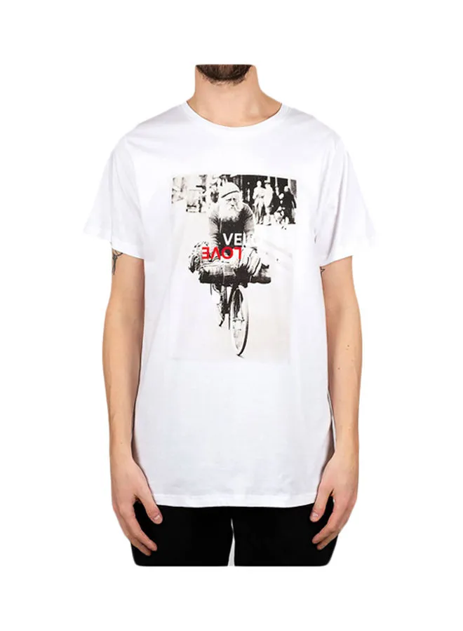 DEDICATED Velo Love T-Shirt White/Grey