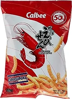 Calbee Prawn Crackers Original, 70 g, Pack of 1 CLB6001091