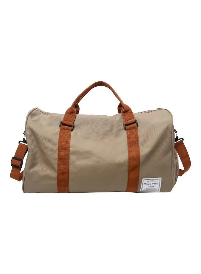 Beauenty Vintage Duffel Bag Beige/Brown