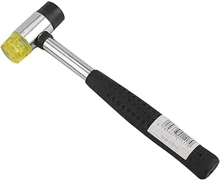 BMB Tools Install Hammer - 25mm| Rubber Mallet Dual Head 25mm Soft Hammer Replaceable Rubber Hammer for Installing Floors Tiles and DIY Handicrafts