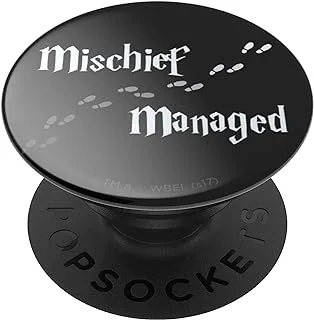 PopSockets PopGrip - Expanding Stand and Grip with a Swappable Top for Smartphones and Tablets - Mischief Managed