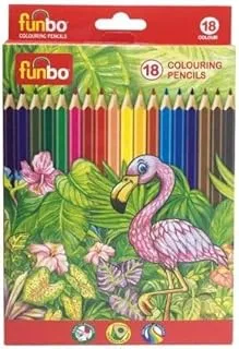 مجموعة أقلام تلوين من فانبو مكونة من 18 قطعة