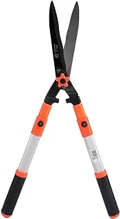 BMB Tools Adjustable Garden Shear|Hedge Shears for Trimming Borders, Boxwood, and Bushes, Hedge Gardening Shears with Carbon Steel Sharp Blades & Ergonomic Comfortable Handle