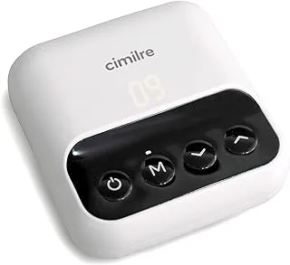 Cimilre E1 مضخة الثدي الكهربائية المزدوجة المحمولة مع بطارية مدمجة قابلة لإعادة الشحن. الترا المدمجة وخفيفة الوزن. 10 مستويات قابلة للتعديل لإخراج الشفط.