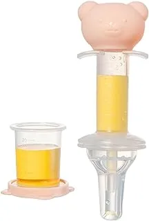 ECVV Baby Medicine Dispenser Kit Kids Oral Feeding Syringe Liquid Medicine Pacifier for Babies & Toddlers Feeding Medicine Water Juice (Pink)