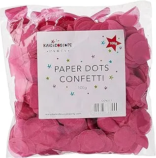 Various Brands Paper Confetti 100 g, Hot Pink