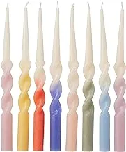 Meri Meri Rainbow Twisted Dipped Candles