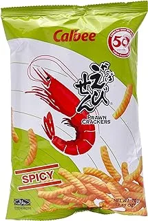 Calbee Prawn Crackers Spicy, 70 g, Pack of 1 CLB6001169
