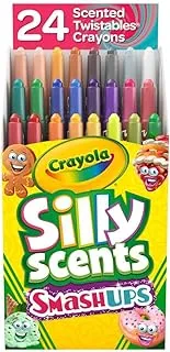 24 Ct Silly Scents Mini Twistables Scented Smashups Crayons