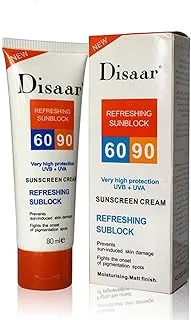 DISAAR Beauty Refreshing Sunblock Very High Protection UVB + UVA 60-90 Sunscreen (80ml)