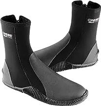 Cressi Tall Neoprene Boots for Snorkeling, Scuba Diving, Canyoning, available in Neoprene 5 & 7 mm - Isla: designed in Italy