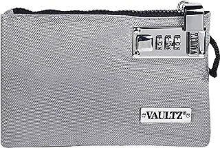 Vaultz Locking Accessories Pouch, 5x8 Inches, Gray (VZ03904)