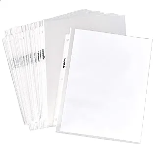 AmazonBasics Sheet Protector - Non-Glare, 100-Pack