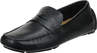 Cole Haan Men's Howland Penny Loafer, Black Tumbled, 9