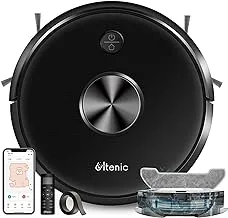 Ultenic D5s Pro Robot Vacuum Cleaner 3000Pa Wi-Fi Connected Mopping Function Super-Thin Alexa App Control Boundary Strips Included Self-Charging Robotic Vacuum Cleaner with Mop for Pet Hair Carpet