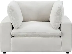 كرسي قطني من روتس فيرنتشر كلاود 9 جاريسون، مقاس 134 سم × 104 سم × 89 سم، بيج