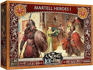 A Song of Ice and Fire Tabletop Miniatures Game Martell Heroes I Box Set | Strategy Game for Teens and Adults | Ages 14+ | 2+ Players | Average Playtime 45-60 Minutes | Made by CMON