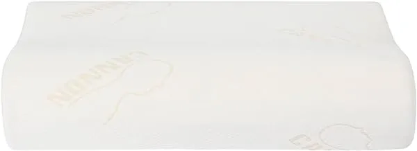 وسادة كانون ميموري فوم كونتور، 61 × 36 × 12.5 سم، ابيض