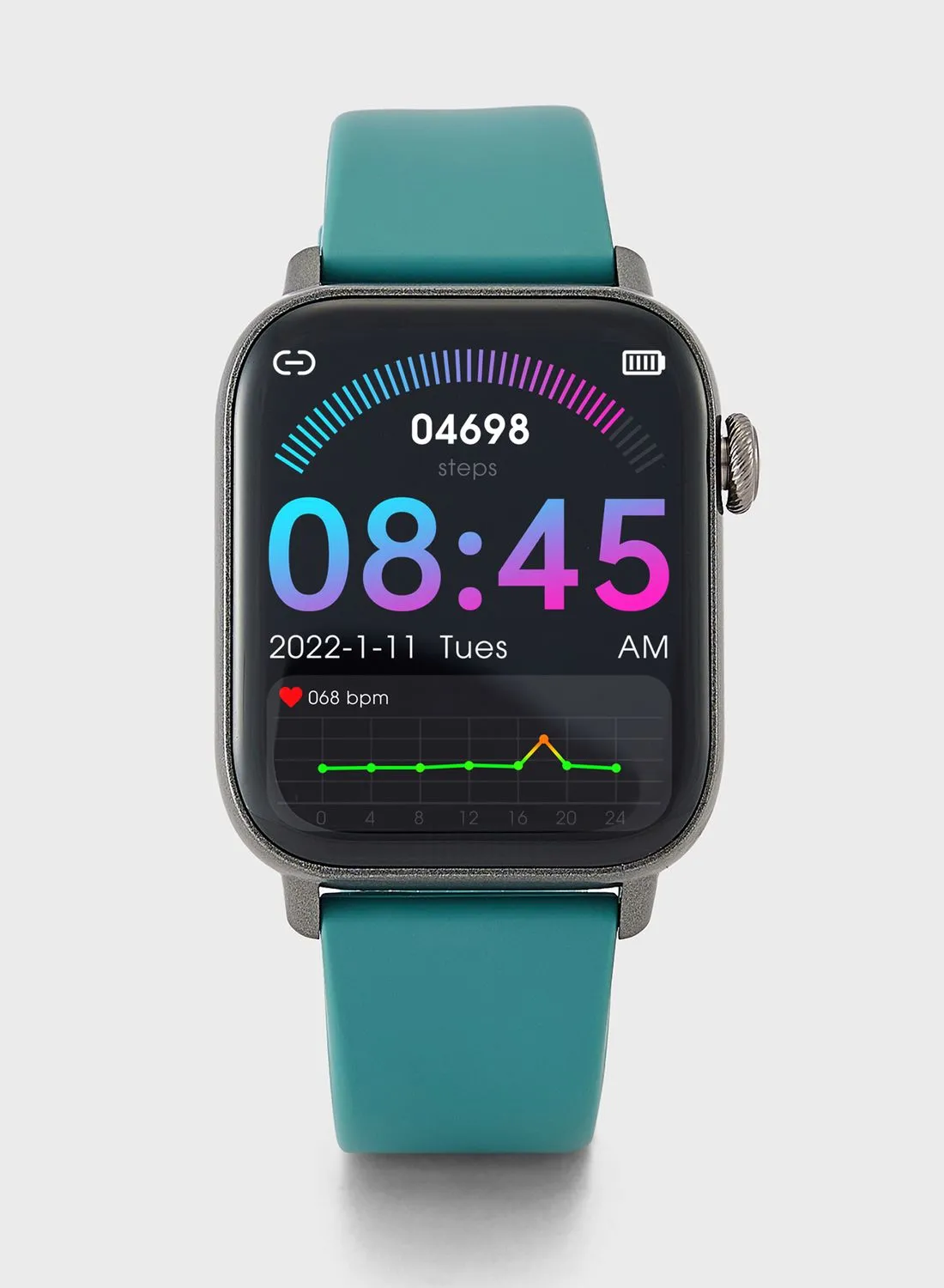 ساعة ذكية Seventy Five مع اتصال بلوتوث ومقياس حرارة وميزات متعددة للصحة واللياقة البدنية