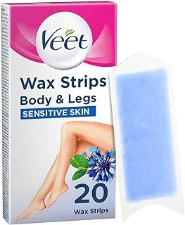 Veet Wax Strips With Easy Grip Sensitive Skin - 20 Wax Strips, VEET03