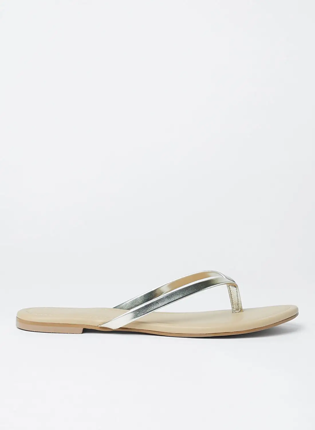 Sivvi x GenM Metallic Flat Sandals Gold