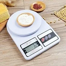 ECVV Food Scale - 10kg/1g High-precision Digital Kitchen Scale Multifunction Scale Measures in Grams and oz for Cooking Baking, Waterproof Body, Suitable for Cooking, Kitchen, and Daily Life
