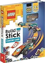 LEGO® Build and Stick: سيارات مخصصة (تتضمن مكعبات LEGO® وكتابًا وأكثر من 260 ملصقًا)