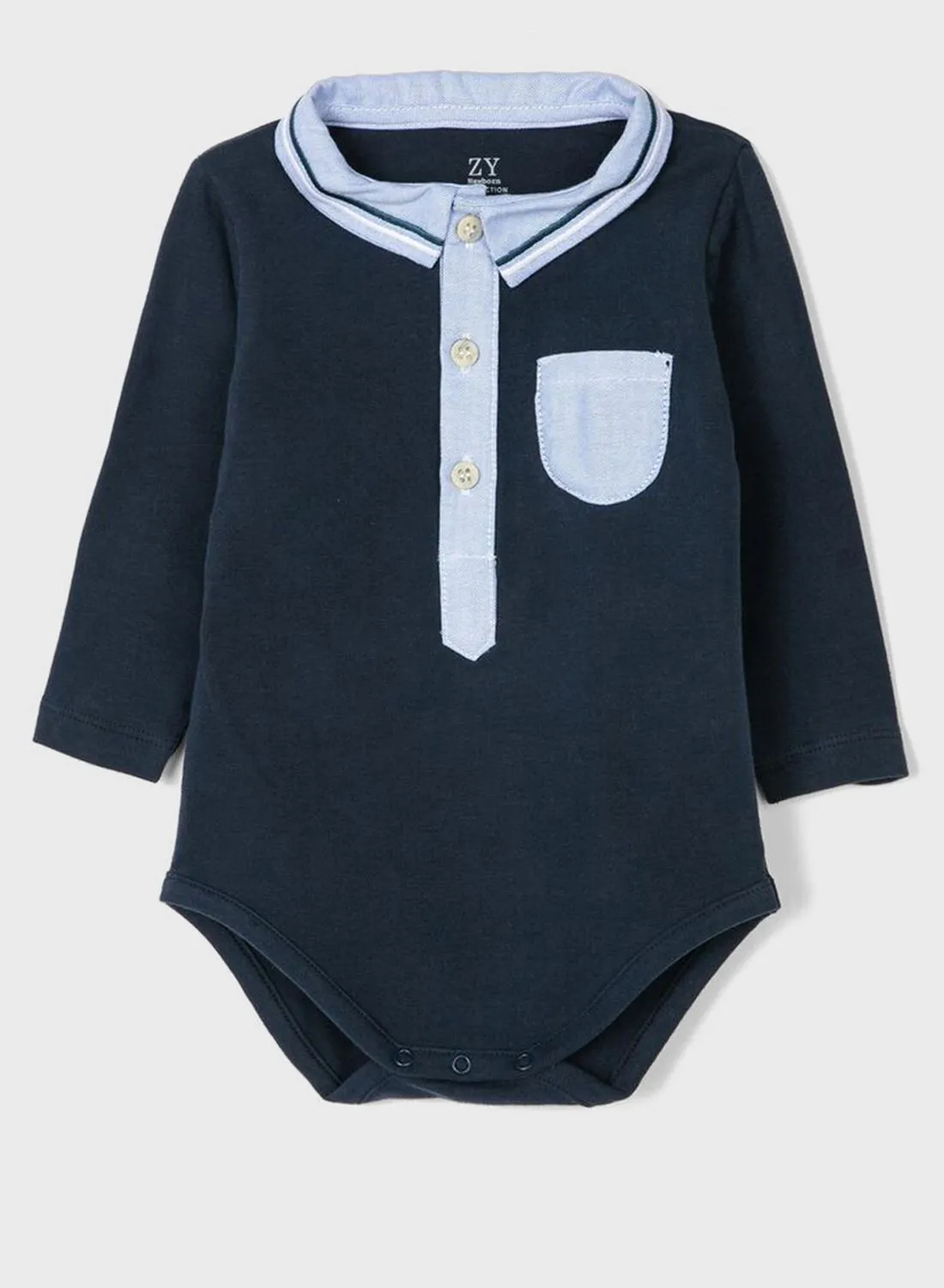 Zippy Infant Polo Bodysuit
