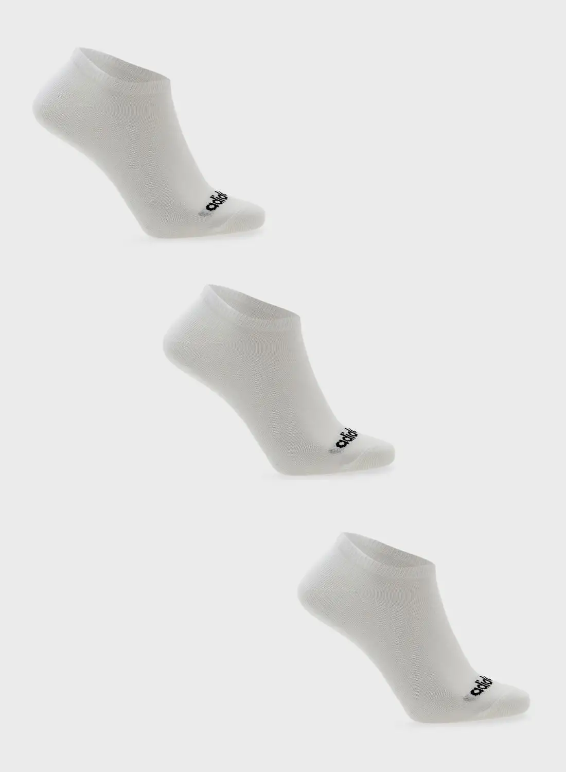 Adidas 3 Pack Linear Low Socks