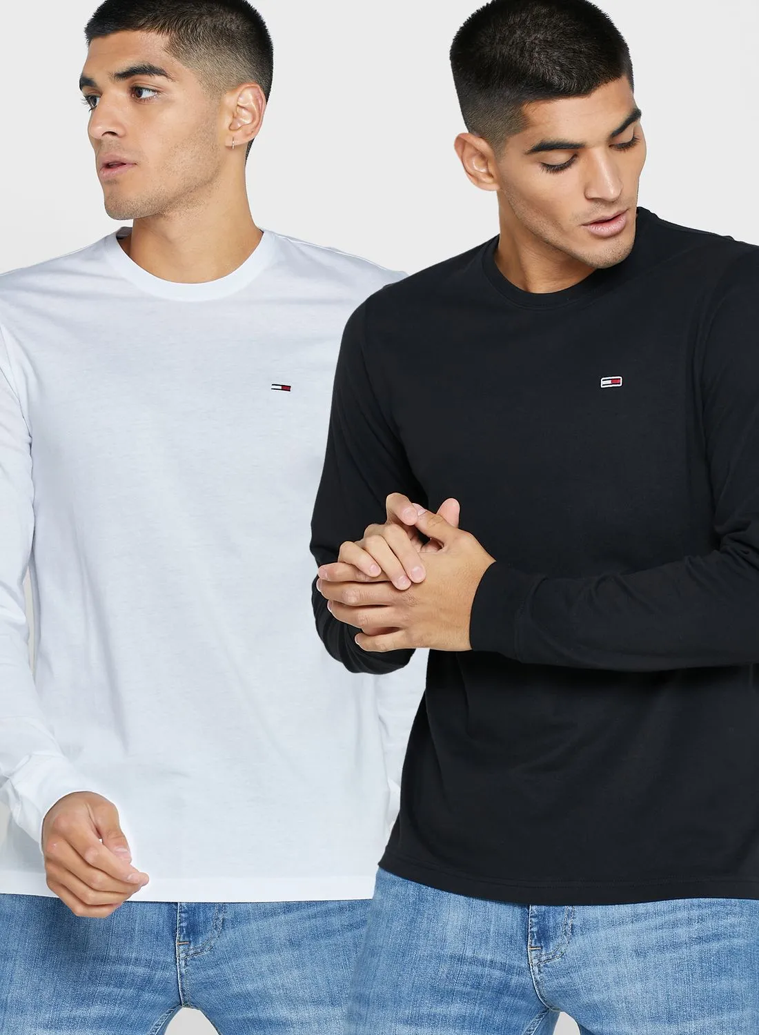 TOMMY JEANS 2 Pack Essential Crew Neck T-Shirt