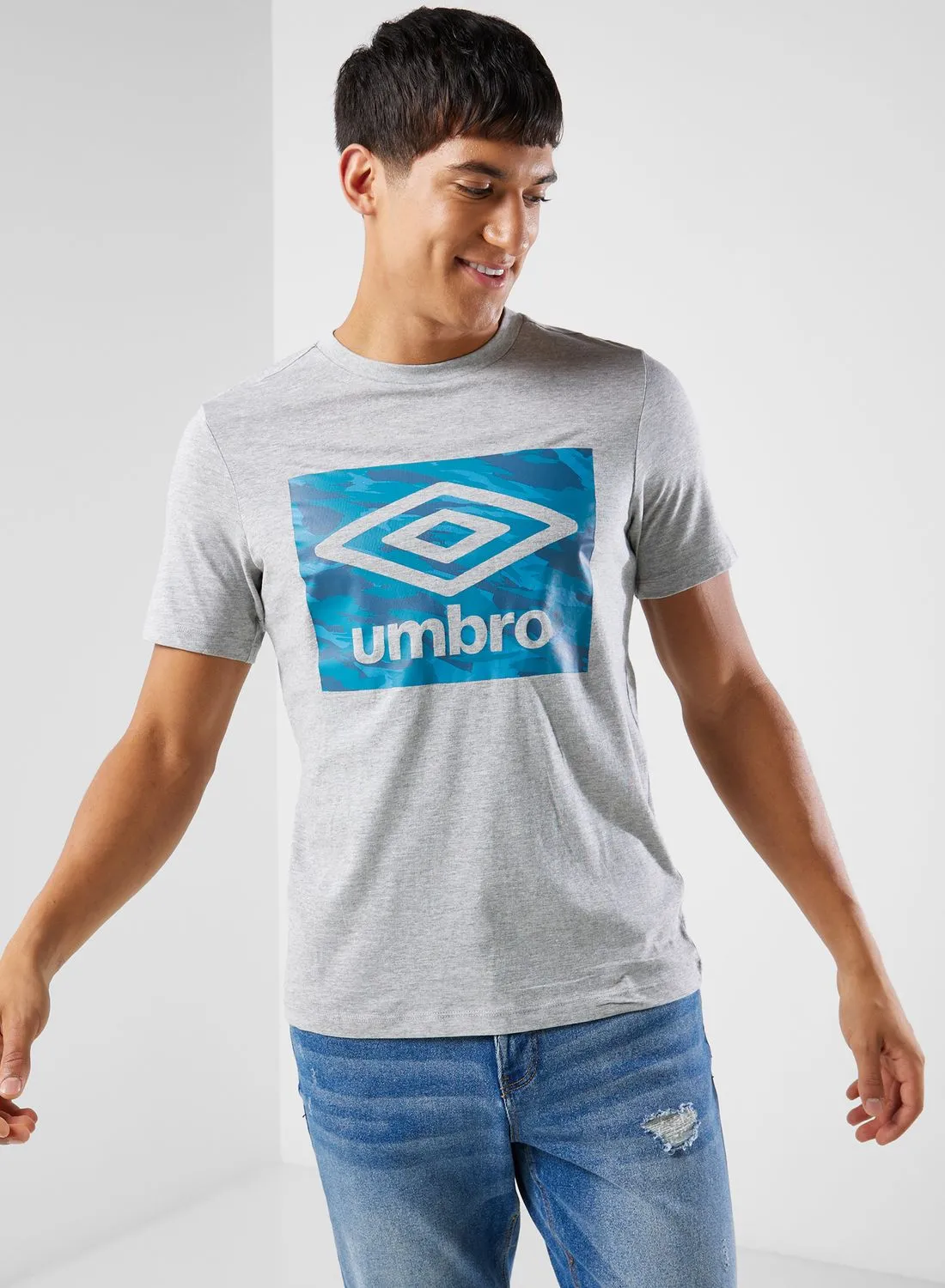 umbro Camo Box Logo Graphic T-Shirt