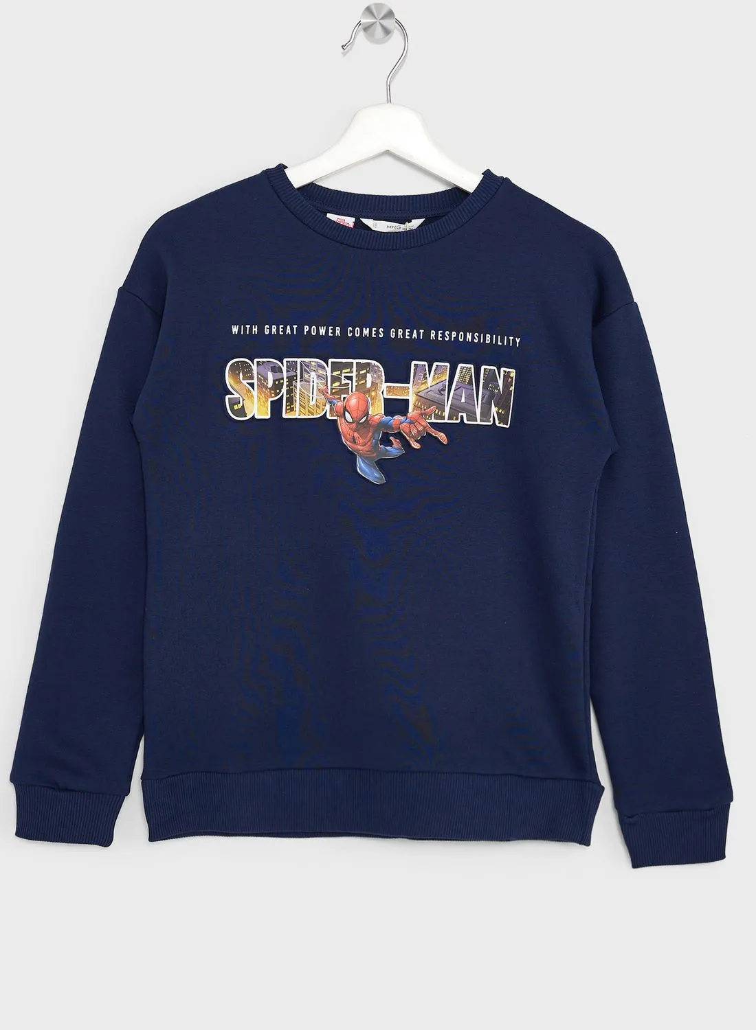 MANGO Kids Spiderman Sweatshirt