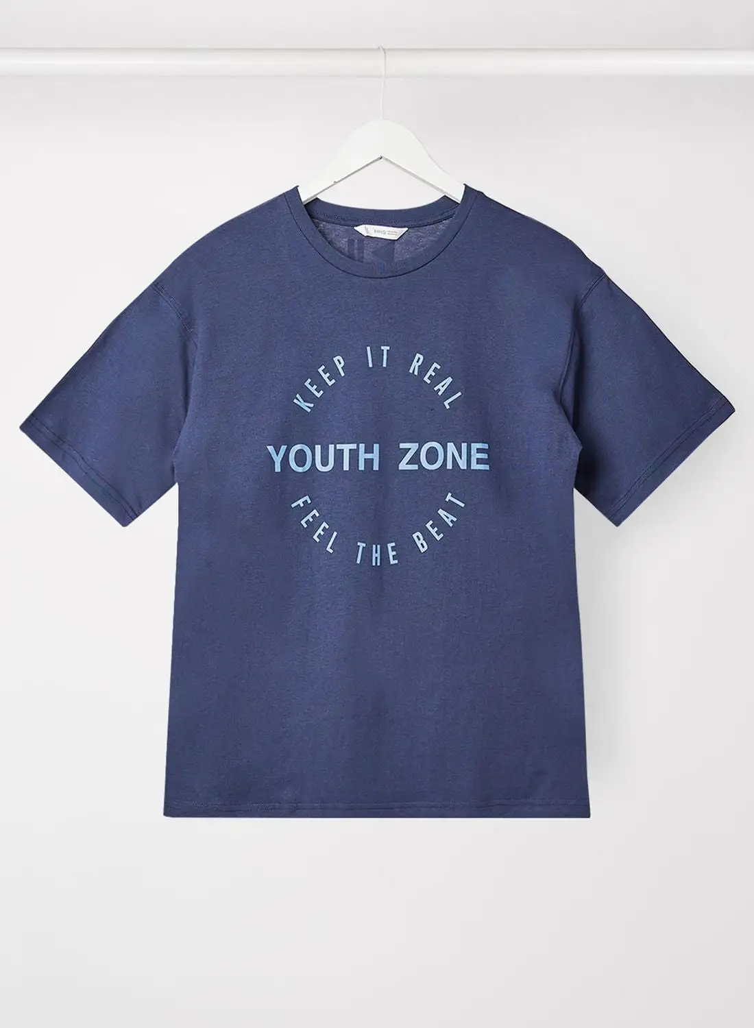MANGO Youth Text Print T-Shirt