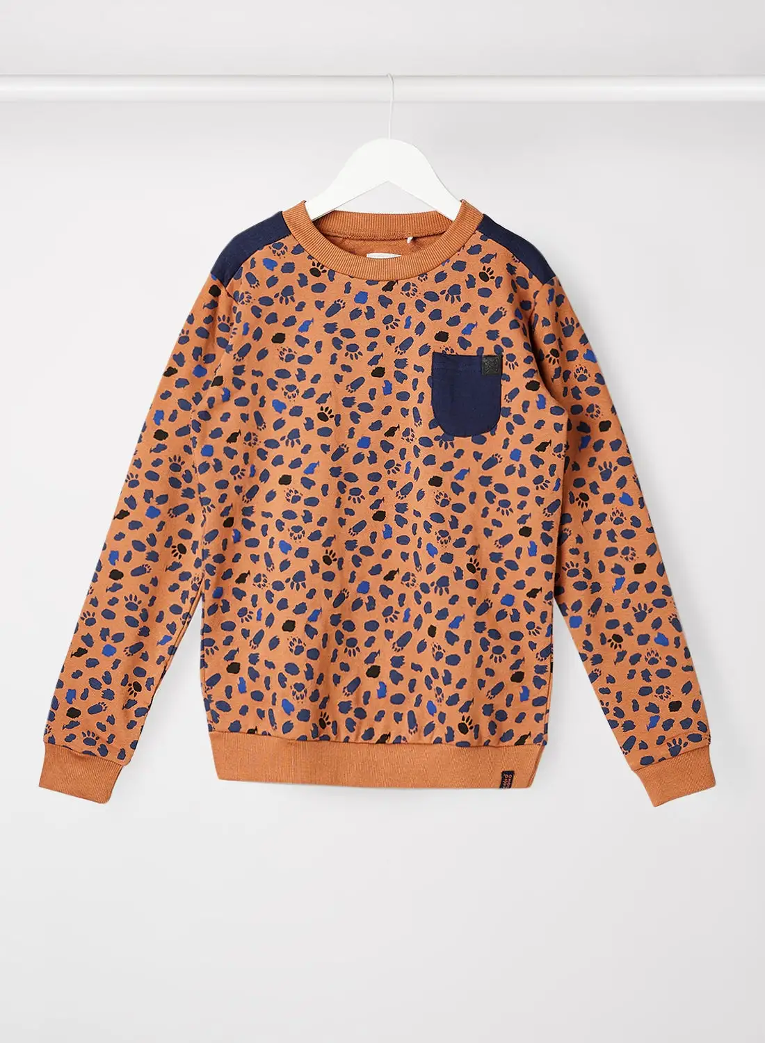 koko noko Kids / Teen Printed Sweatshirt برتقالي