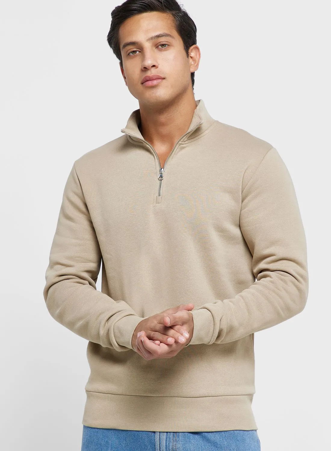 Only & Sons Half Zippered Sweatshirt