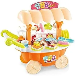 BBQ Car Playset with Music, Light and Accessories