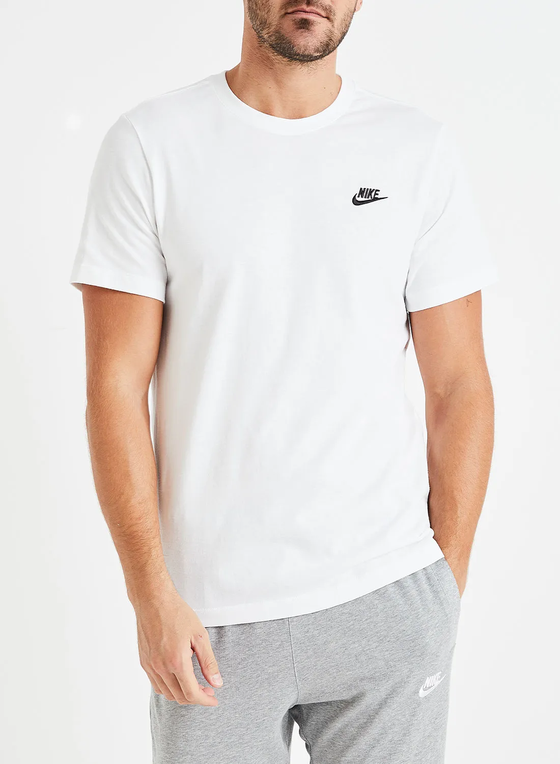 Nike Club Logo T-Shirt White